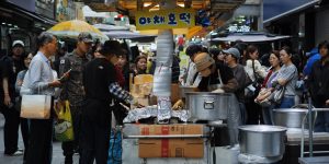 남대문 시장 호떡가게